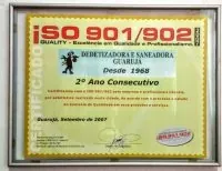 Certificação ou registro da Dedetizadora Guarujá